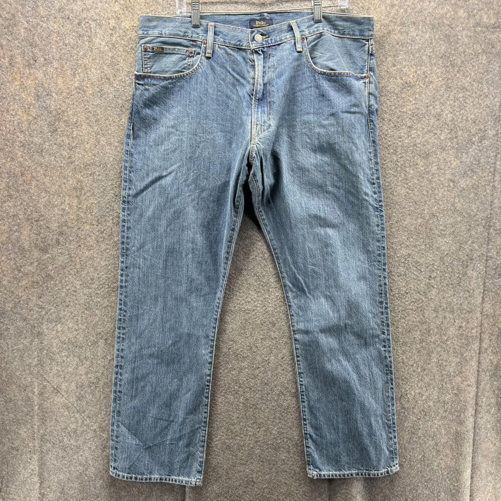 Polo by Ralph Lauren Men's Straight Jeans - Light Blue Denim